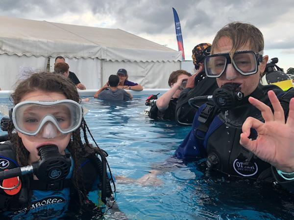 Thumbnail photo for BSAC Scuba Try Dive marathon for 1,407 youngsters