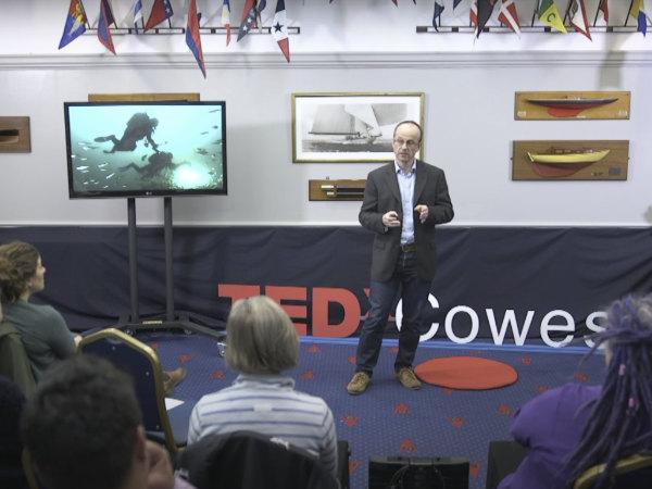 Thumbnail photo for BSAC Operation Oyster project lead delivers TEDx talk 