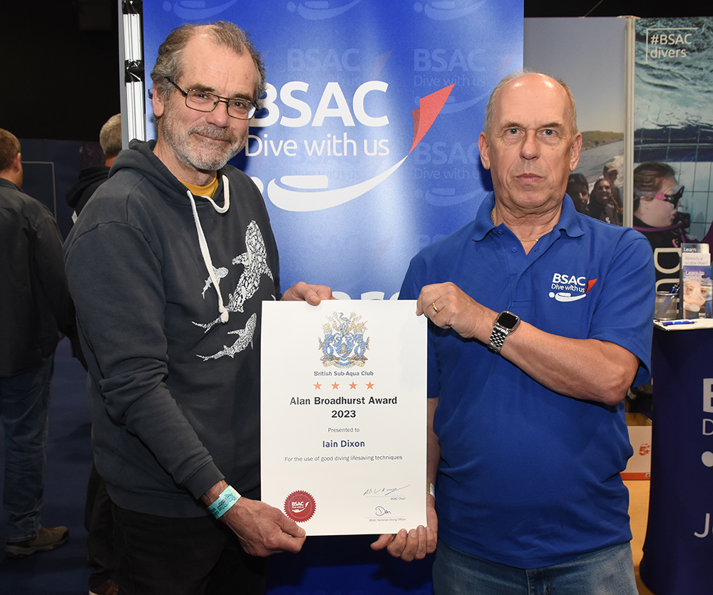 Iain Dixon, BSAC Safety Award Winner 2023