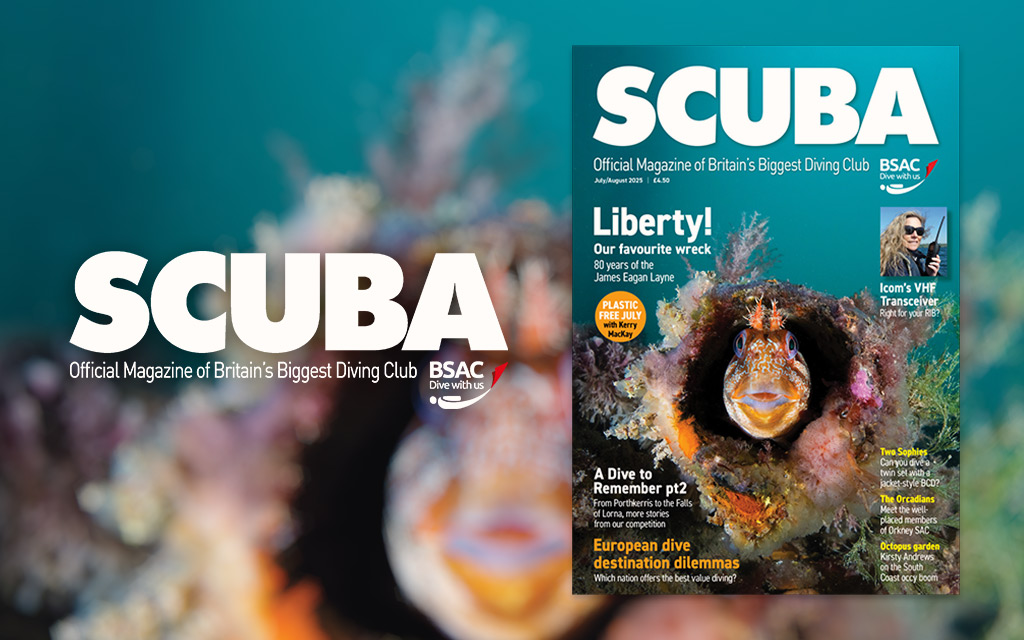 iSCUBA issue 157 front page