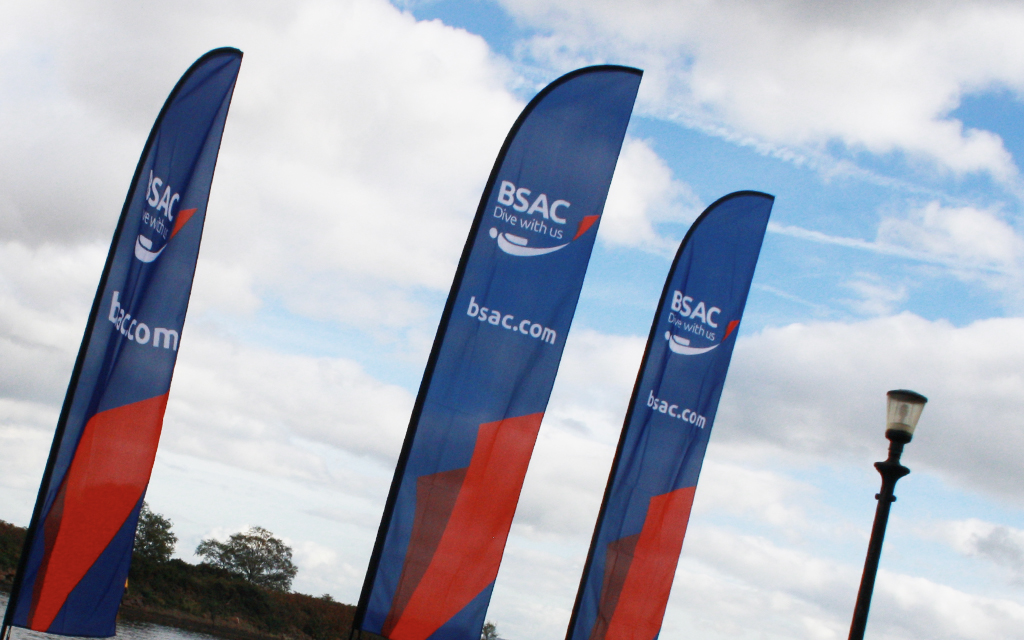 BSAC flags flying