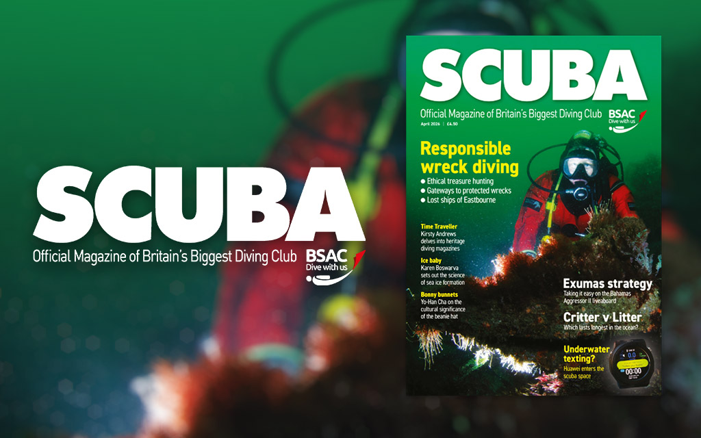 iSCUBA 164 front page