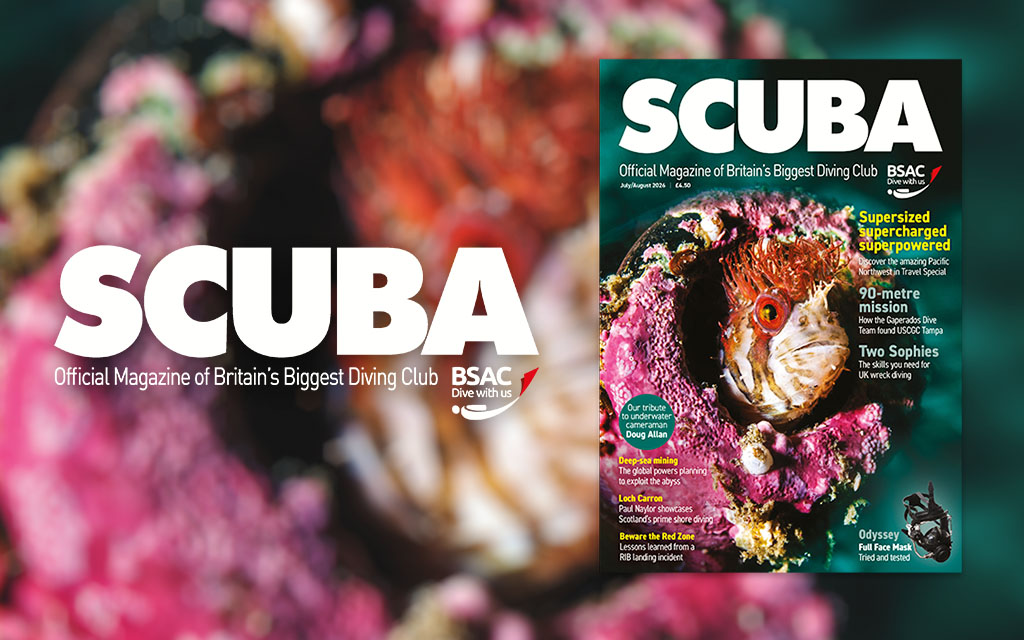 iSCUBA Jul/Aug Issue 167 front page