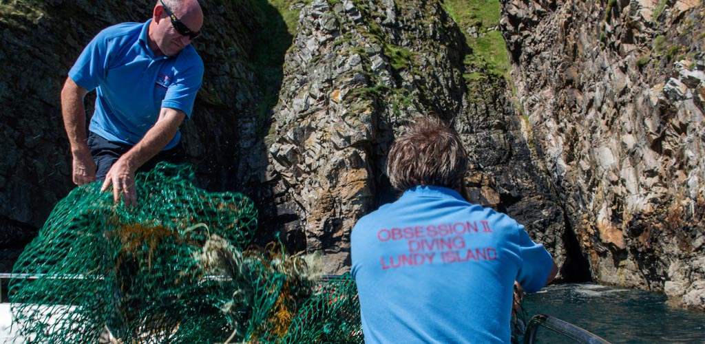 Retrieving ‘ghost fishing’ gear