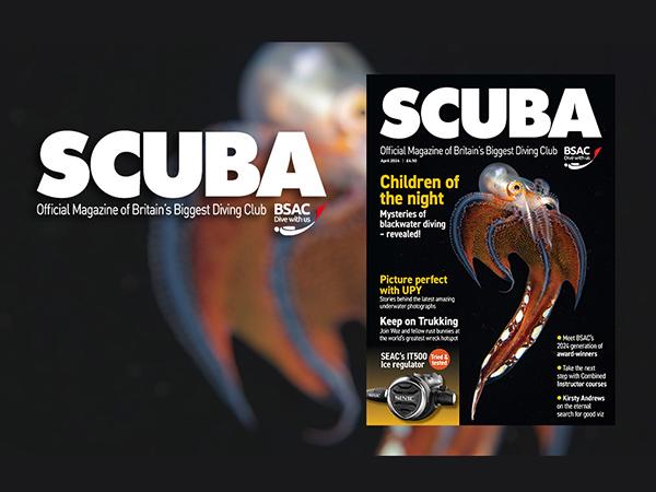 Thumbnail photo for April 2024 issue of iSCUBA