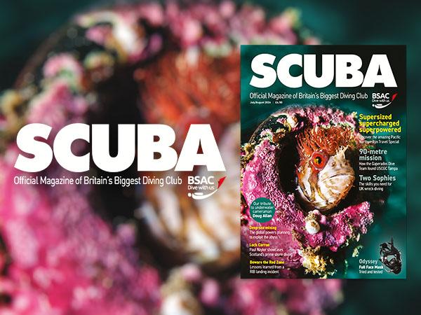 iSCUBA Jul/Aug Issue 167 front page