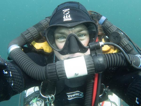 Thumbnail photo for Fran doubles the number of female BSAC CCR Instructor Trainers
