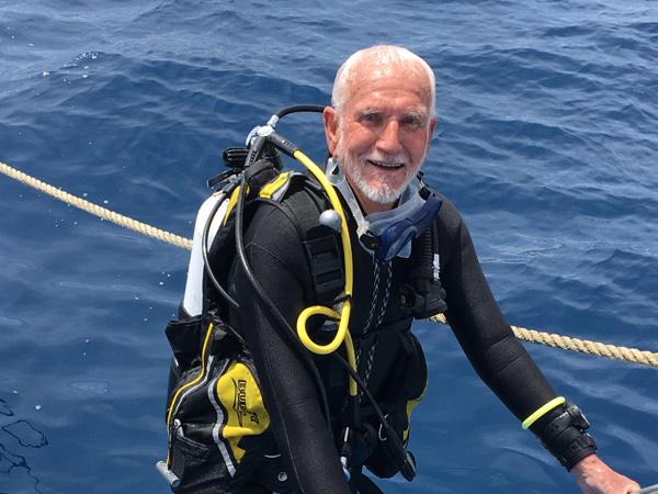 Thumbnail photo for World’s oldest scuba diver’s celebrations