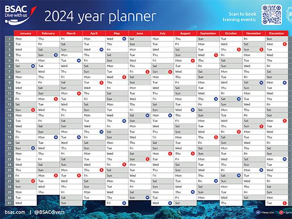 Thumbnail photo for Plan the year, dive the plan with the BSAC Year Planner