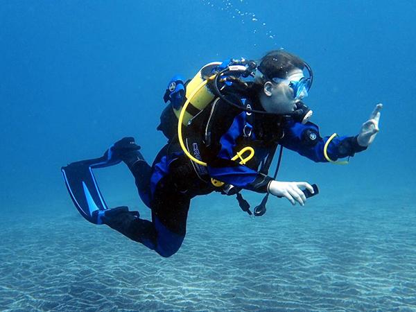 Thumbnail photo for Scuba diving with autism