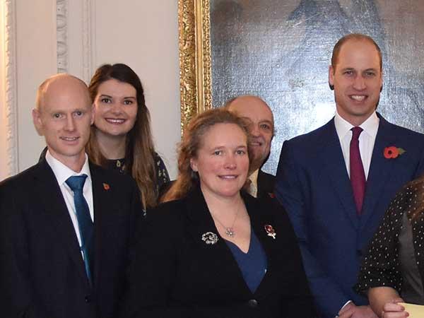 Gun Rocks Cannon project team received the Duke of Cambridge Scuba Award today