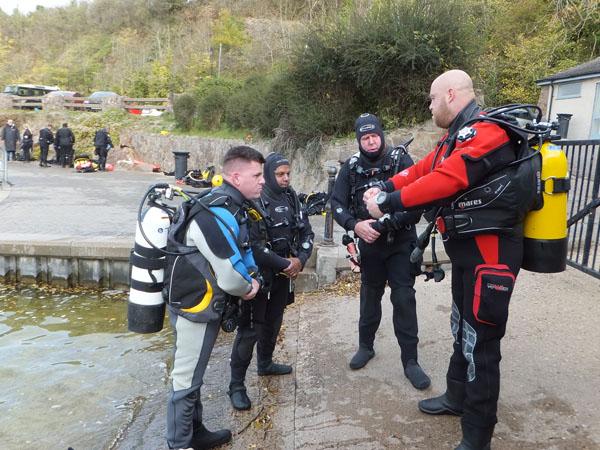 iDive club training at Stoney Cove