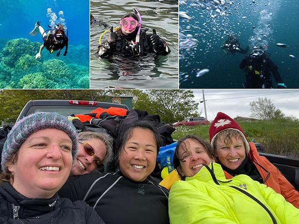 Thumbnail photo for Female divers share their stories on International Women’s Day