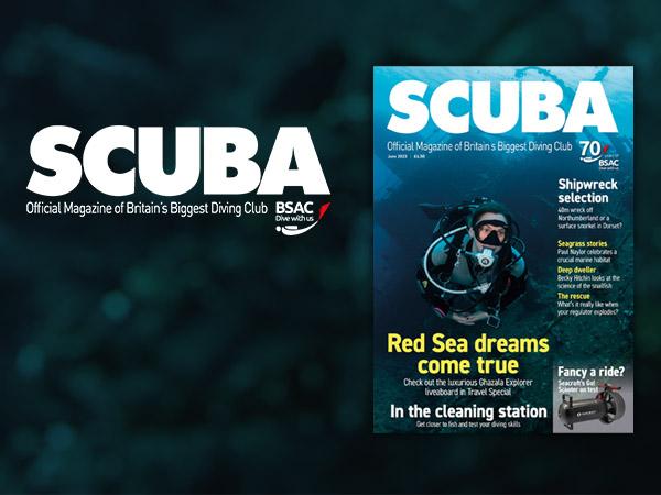 Front cover for iSCUBA magazine issue 136 