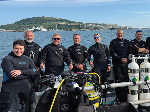 Thumbnail photo for Scuba diving in Dorset with Jurassic Divers