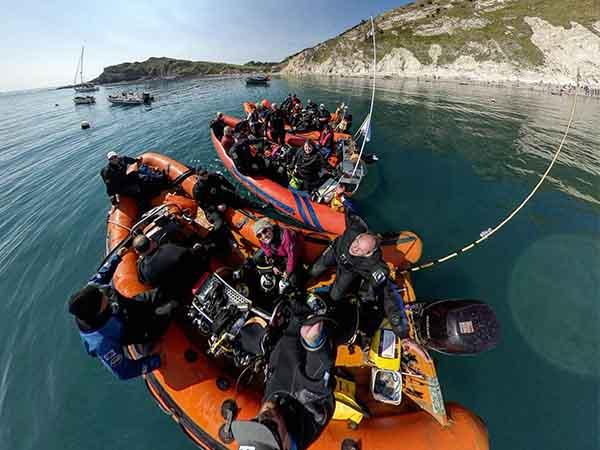 Luton BSAC at Lulworth Cove, Portland, Dorset