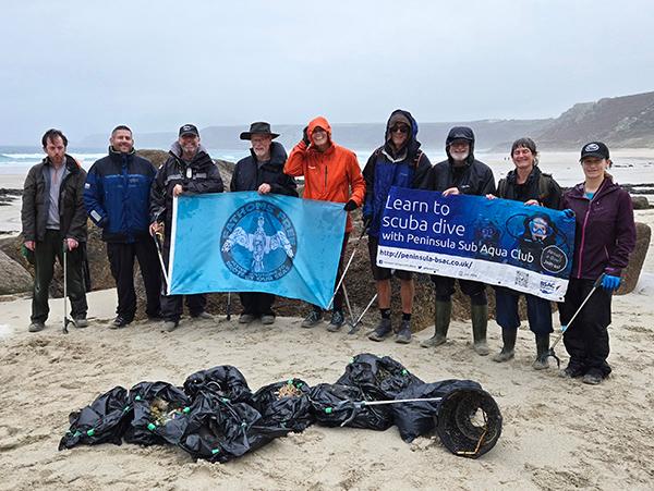 Thumbnail photo for BSAC Marine Champions begin cleaning up