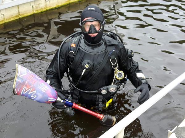 Thumbnail photo for BSAC scuba diver helps reunite a stranger with their lost limb