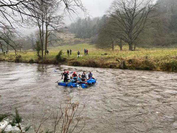 Thumbnail photo for BSAC club support for Matlock Raft Race after a three-year break