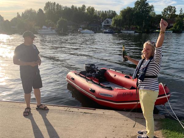 Thumbnail photo for Milly Dowler’s memory is kept afloat with a safety boat named in her honour