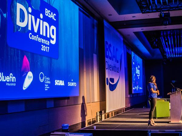 Image of presentation at BSAC Diving Conference 2017
