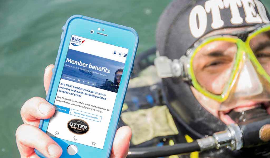 Otter Drysuits BSAC membership benefits