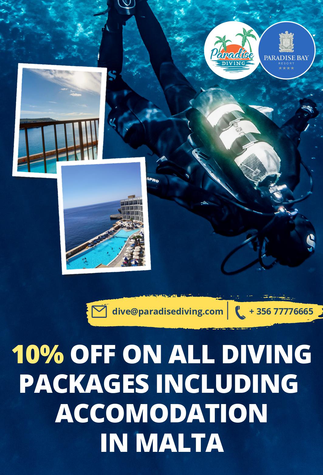 Paradise Diving ad