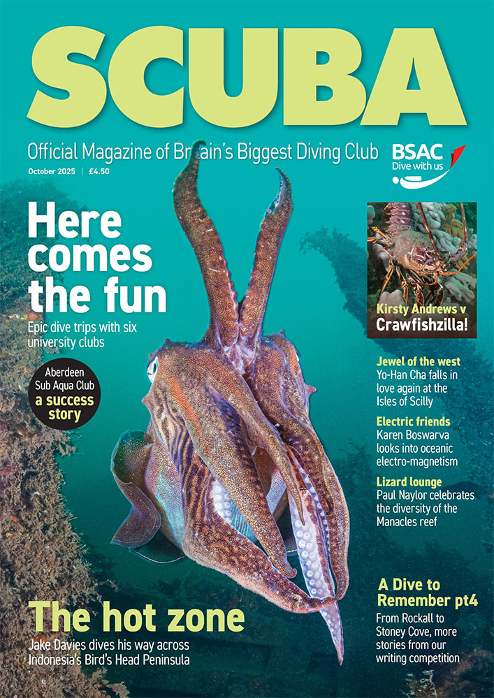 iSCUBA 159 front page
