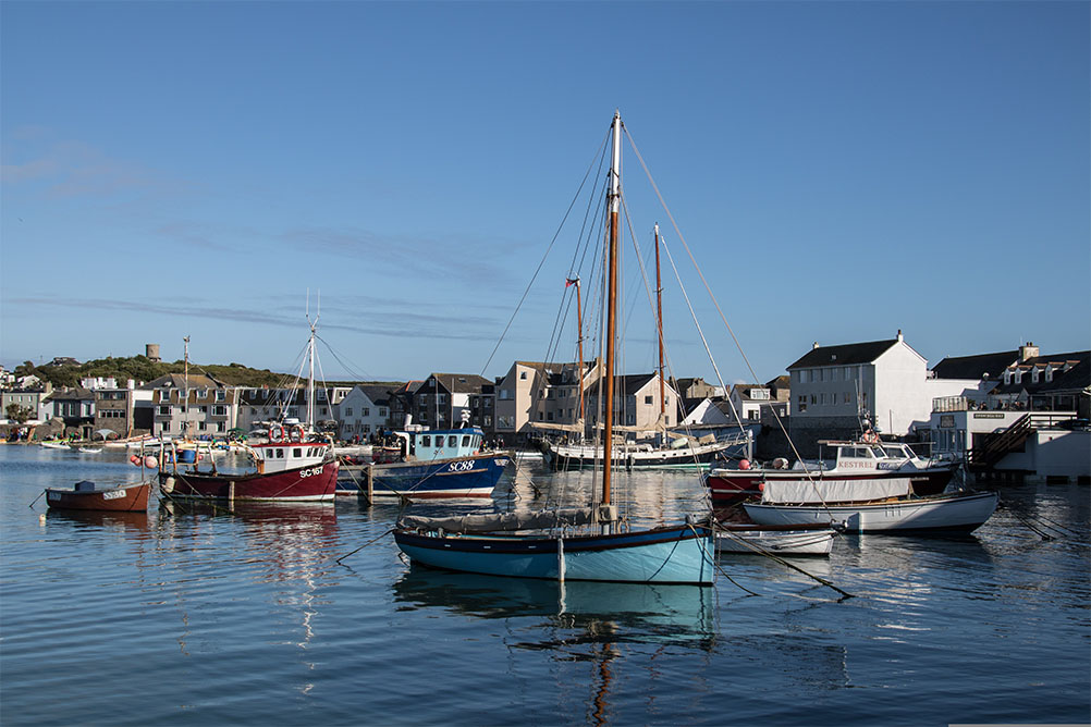 View of the docks at St. Mary's, Isles of Scilly
