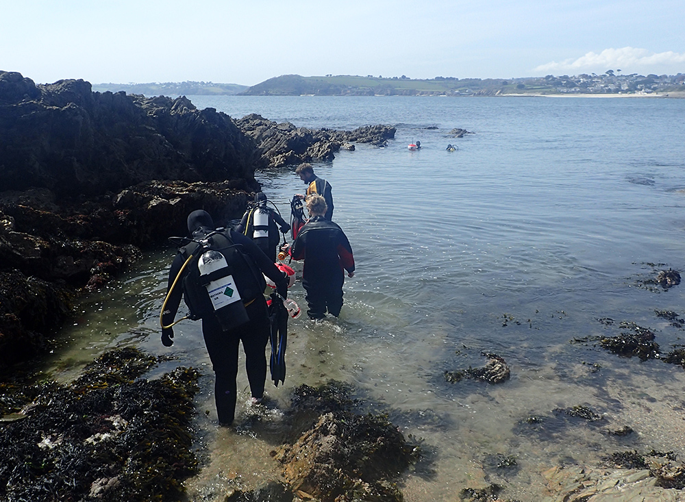 Shore diving adventures