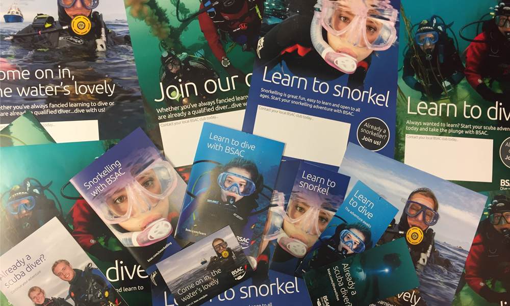 Selection of new marketing materials