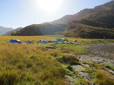 Camping and Maerl bed survey dive expedition 