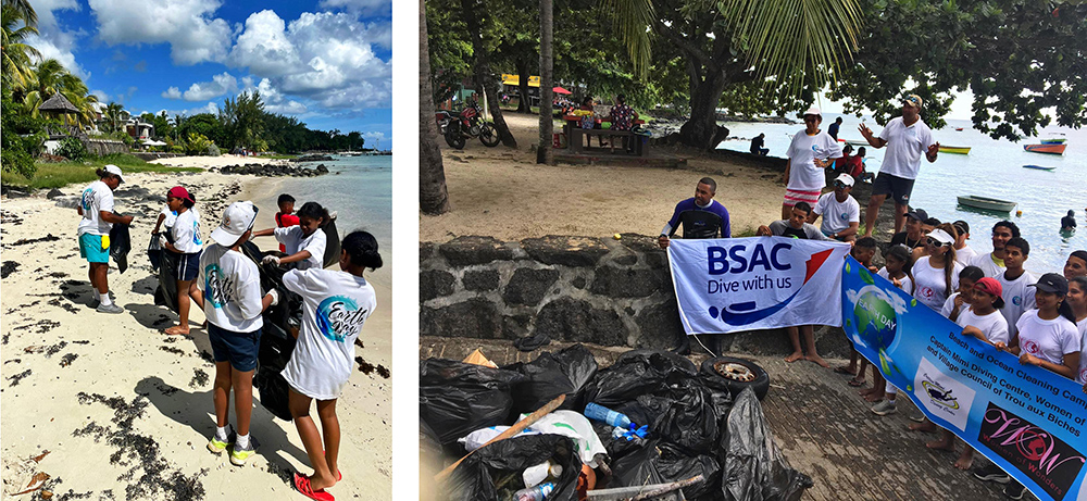 Captain Mimi beach clean