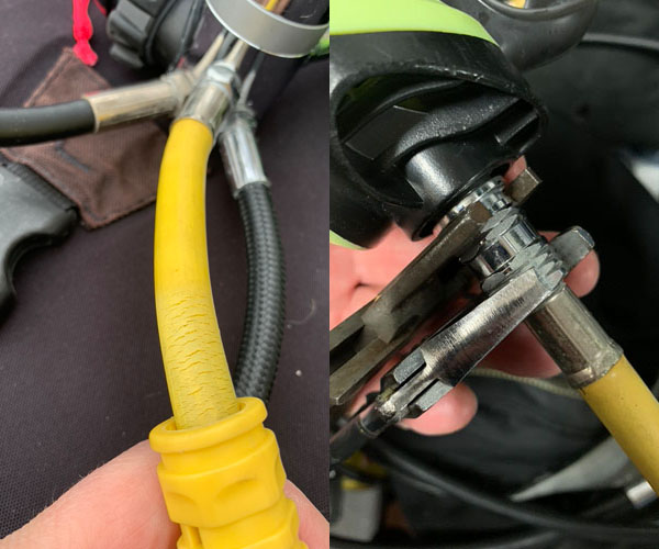Cracked Hose and Second stage