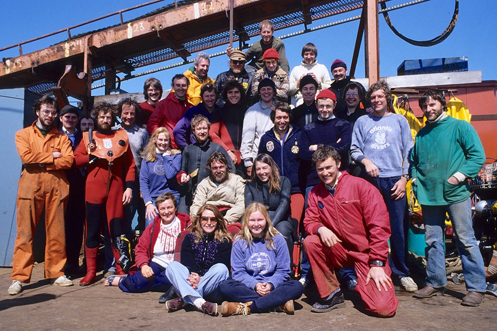 Mary Rose diving shift