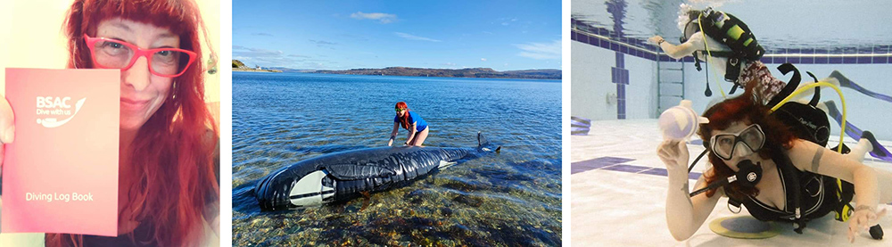 Tracy Deakin of Dunoon Divers