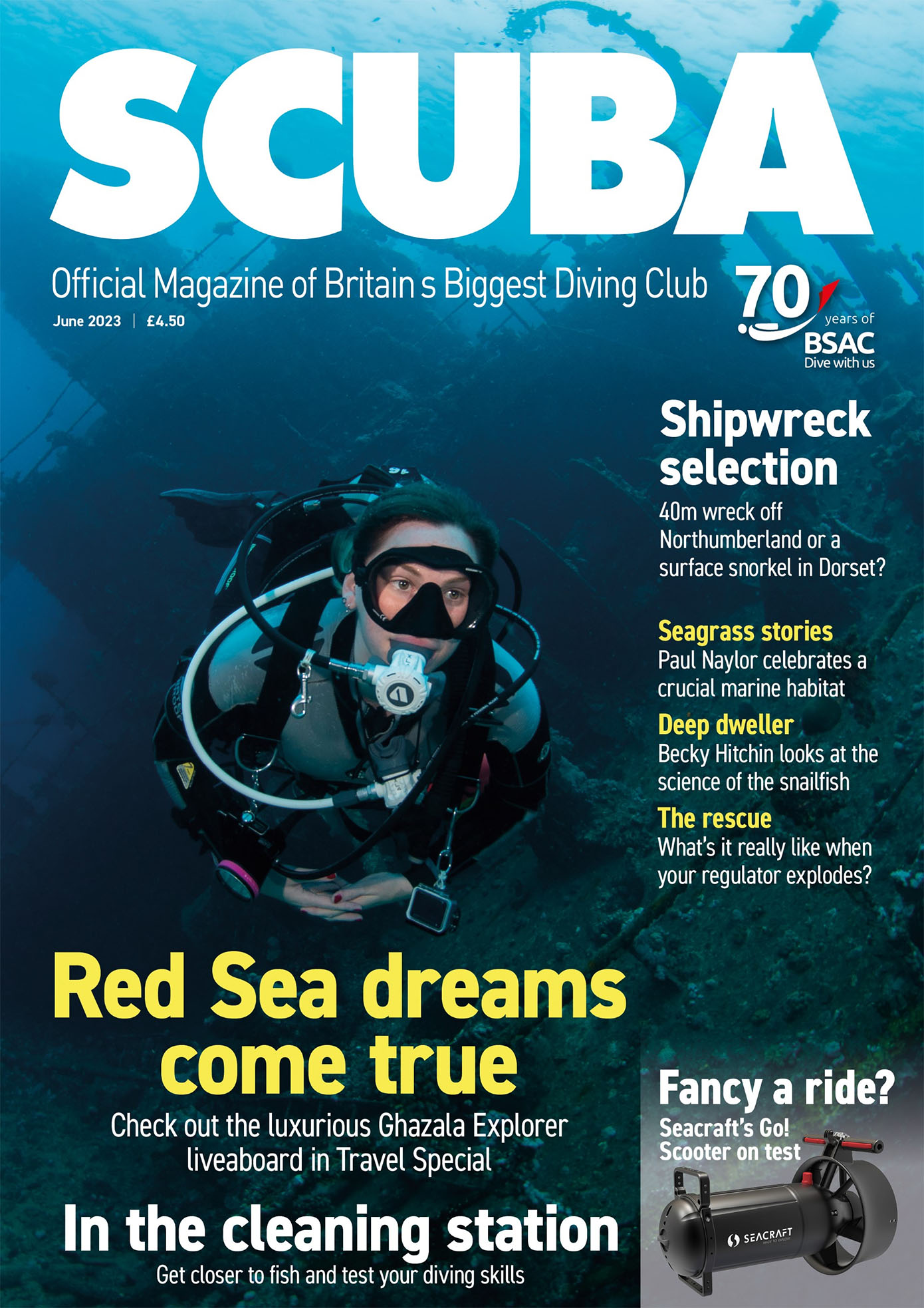 Front cover for iSCUBA issue 136