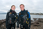 Jane Morgan - happy divers - UK diving - thumbnail