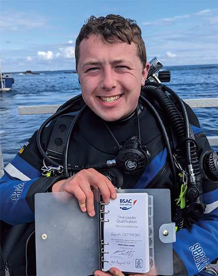 Joe with cert