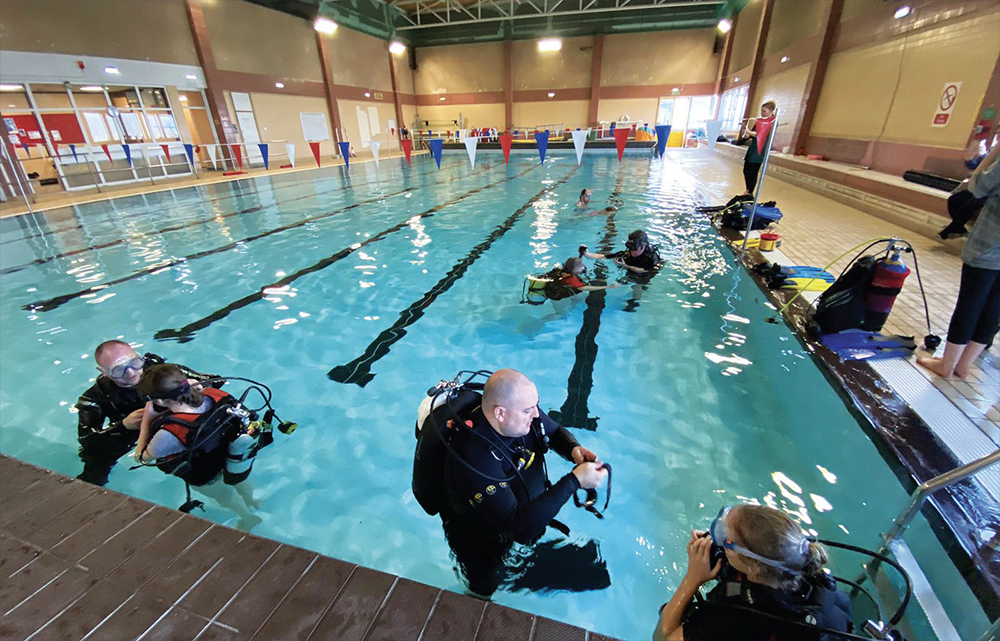 Jurassic Divers pool