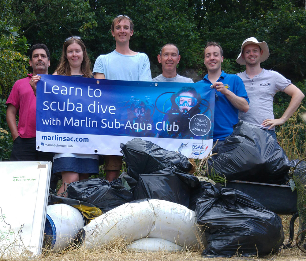 Marlin Sub-Aqua Club litter pick
