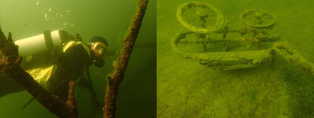 Marlin SAC underwater litterpick - body image underwater