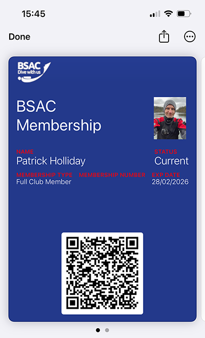 Membership card