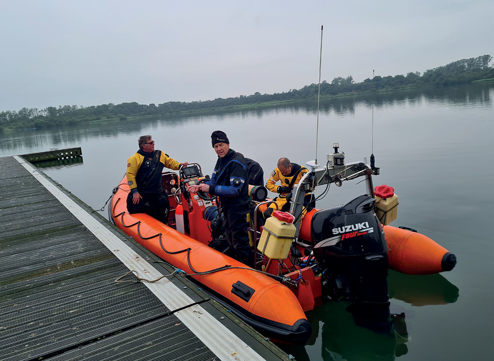 Boat handling at Calvert