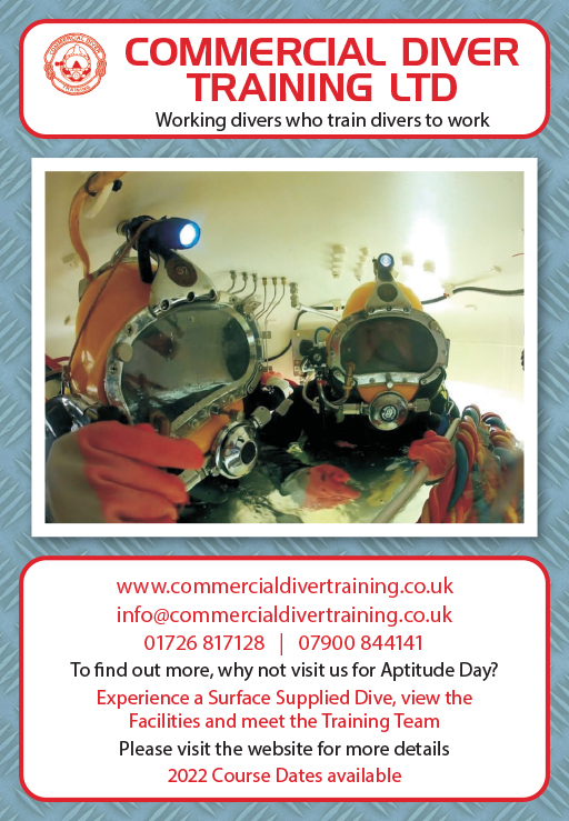 Commercial diver training Aug 21