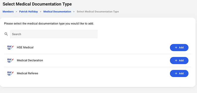 Medical type