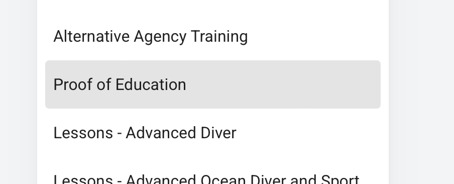 Proof of education 1