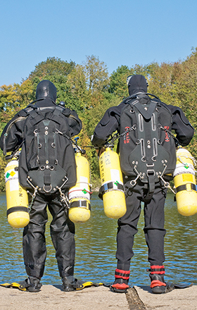 Sidemount Diver