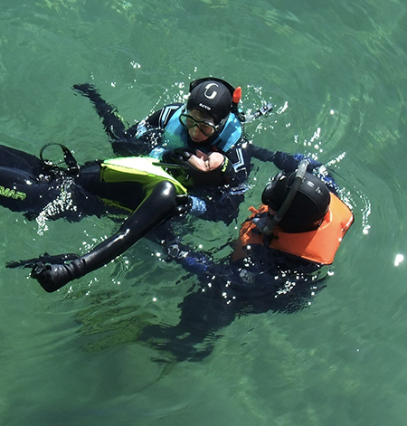 Snorkel rescue