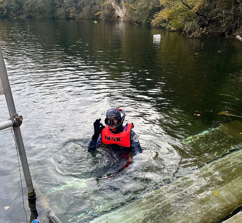 Snorkelling at Dosthill